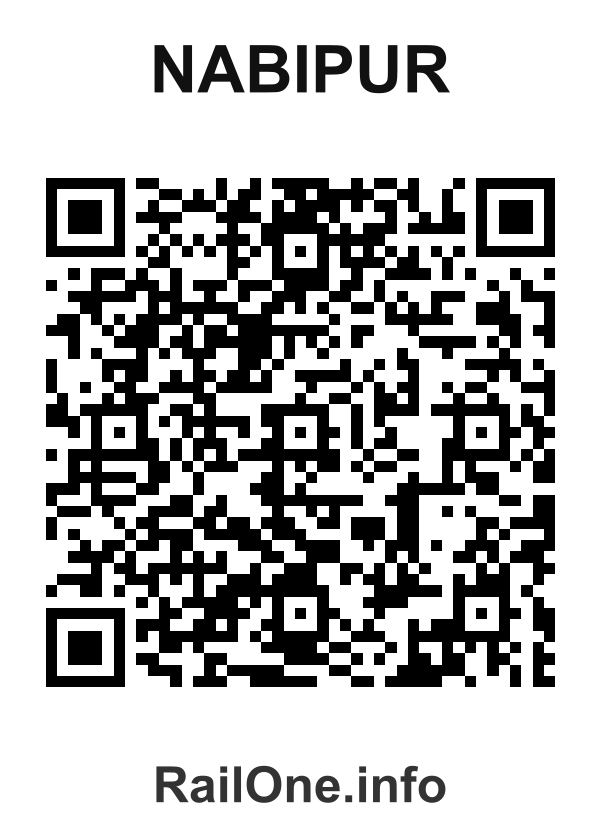 RailOne QR Code for Nabipur station