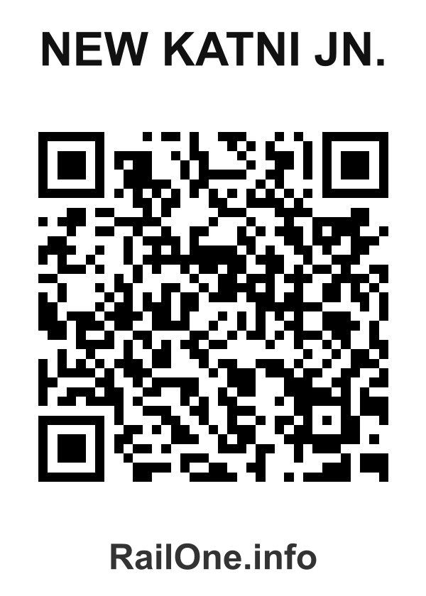 RailOne QR Code for New Katni Jn. station
