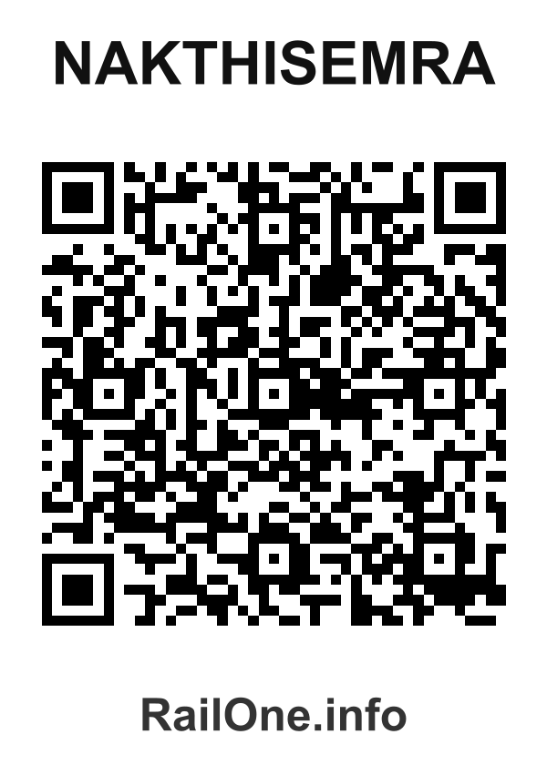 RailOne QR Code for Nakthisemra station