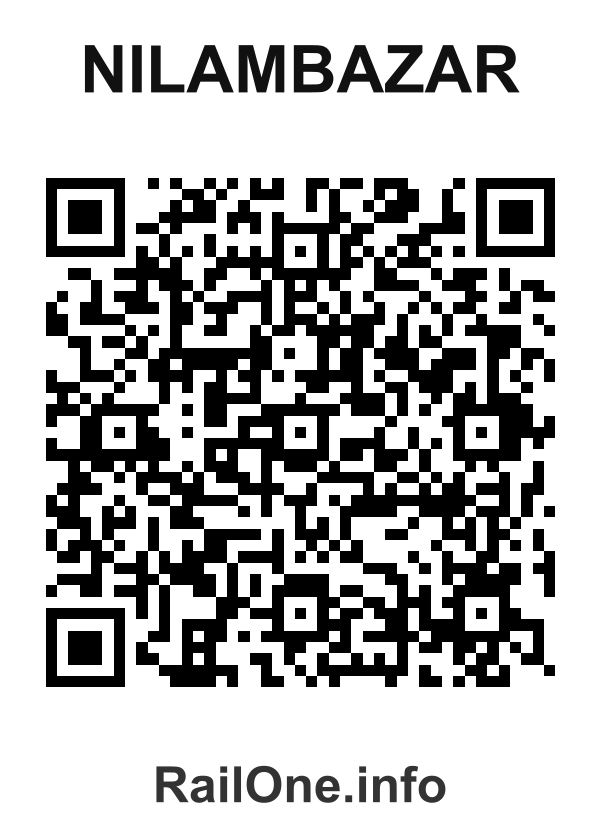 RailOne QR Code for Nilambazar station