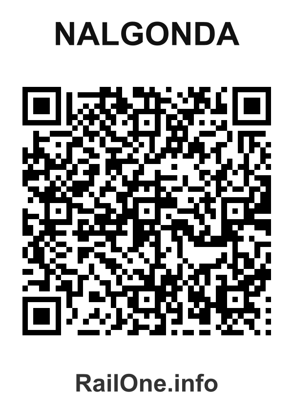RailOne QR Code for Nalgonda station
