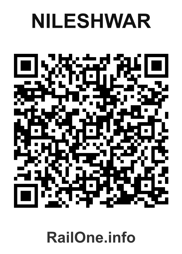 RailOne QR Code for Nileshwar station
