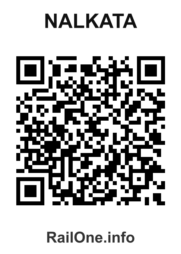 RailOne QR Code for Nalkata station