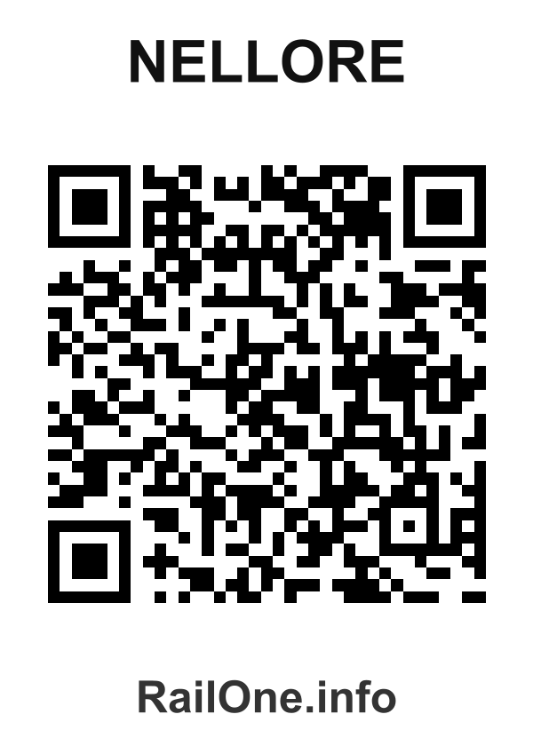 RailOne QR Code for Nellore station