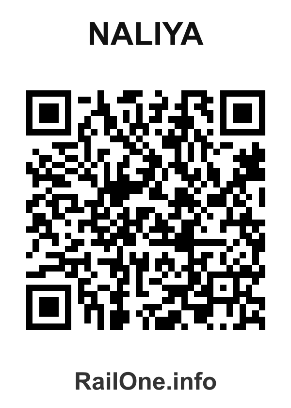 RailOne QR Code for Naliya station
