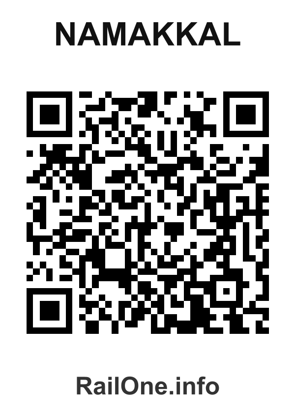 RailOne QR Code for Namakkal station
