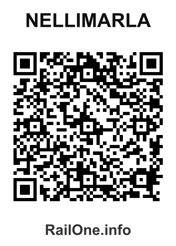 RailOne QR Code for Nellimarla station