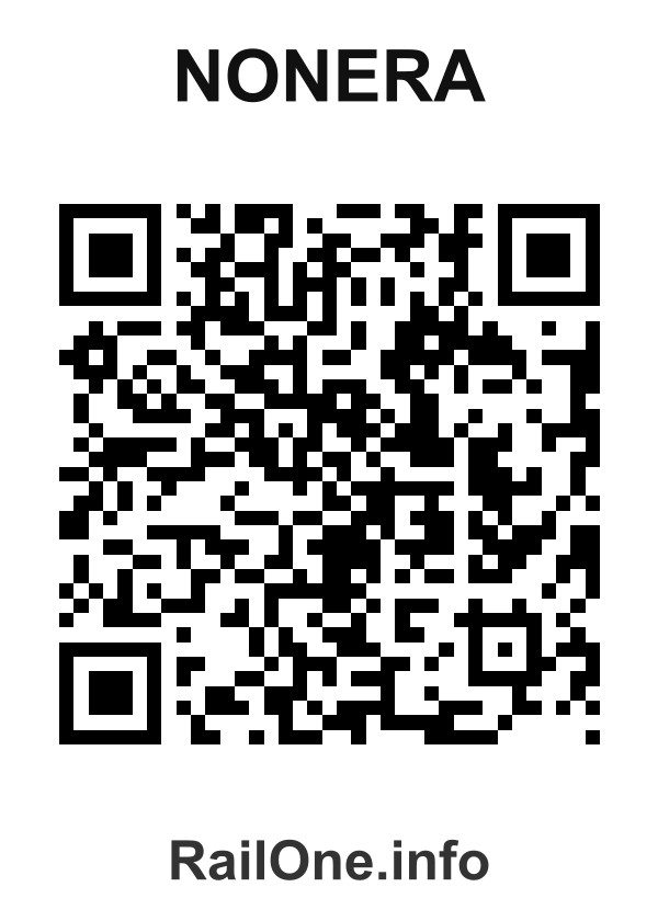 RailOne QR Code for Nonera station