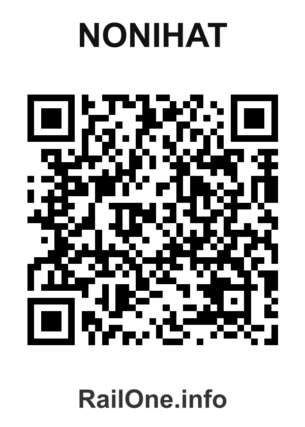 RailOne QR Code for Nonihat station
