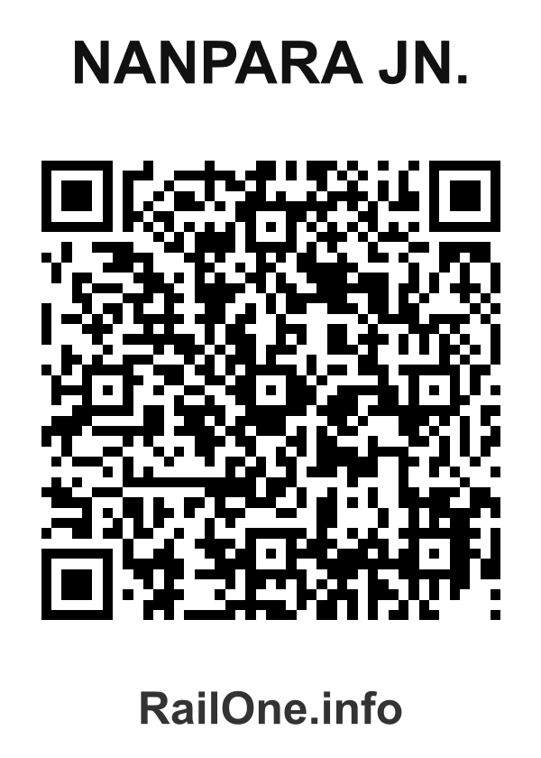RailOne QR Code for Nanpara Jn. station