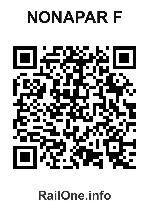 RailOne QR Code for Nonapar F station