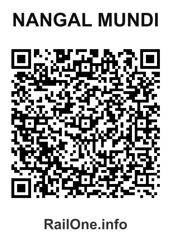 RailOne QR Code for Nangal Mundi station