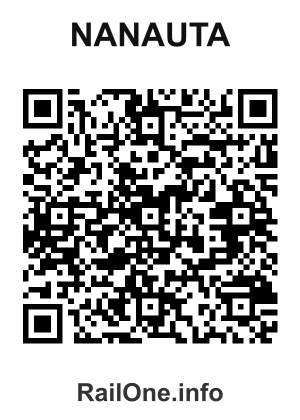 RailOne QR Code for Nanauta station