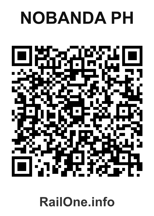 RailOne QR Code for Nobanda Ph station