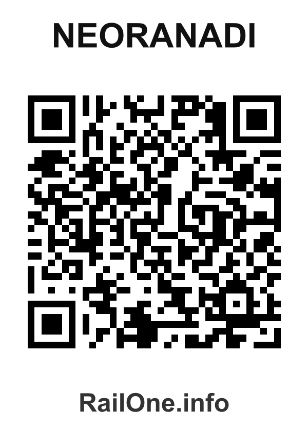 RailOne QR Code for Neoranadi station