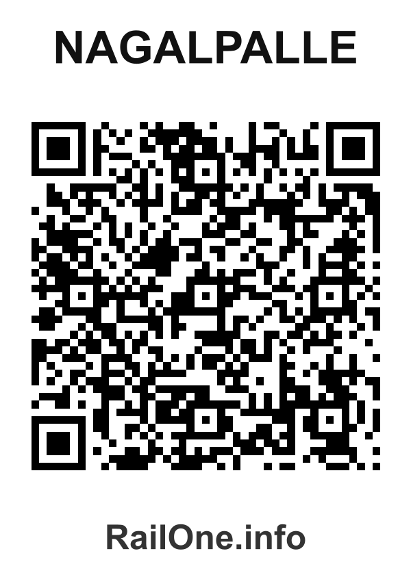RailOne QR Code for Nagalpalle station