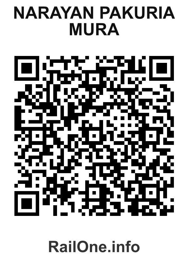 RailOne QR Code for Narayan Pakuria Mura station