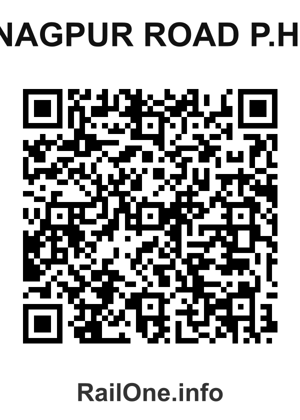 RailOne QR Code for Nagpur Road P.h. station