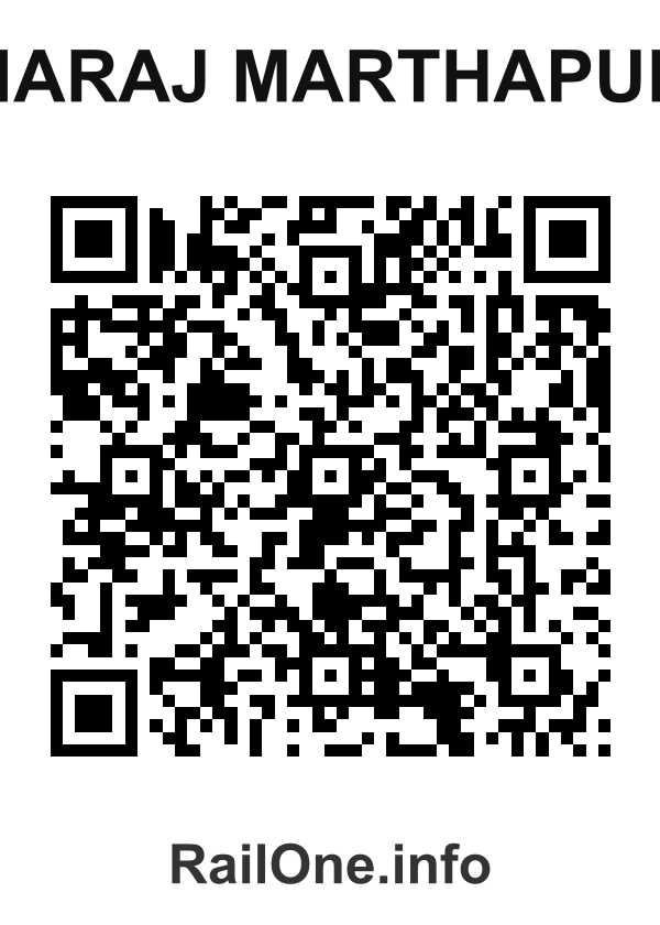 RailOne QR Code for Naraj Marthapur station