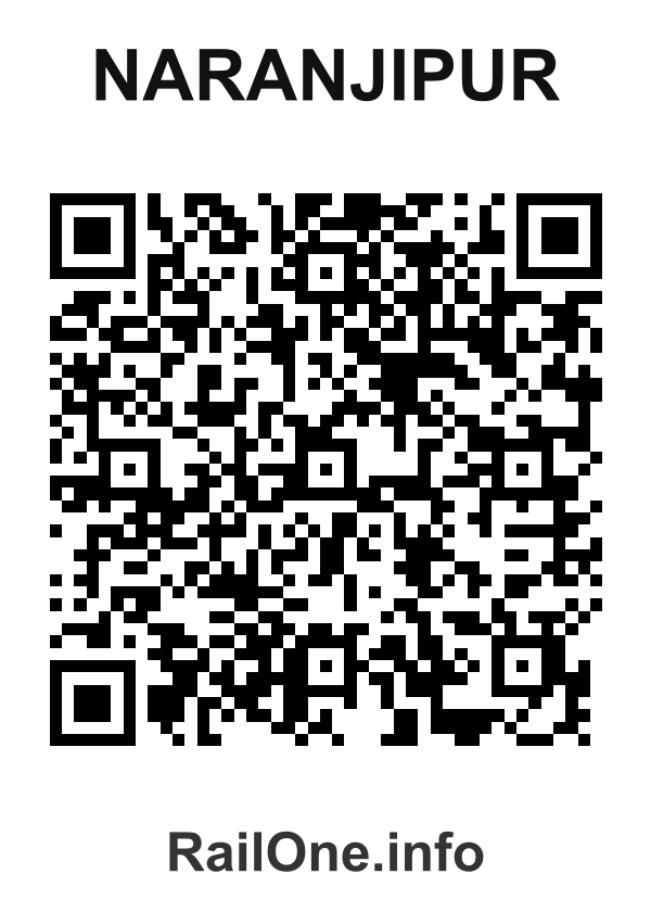 RailOne QR Code for Naranjipur station