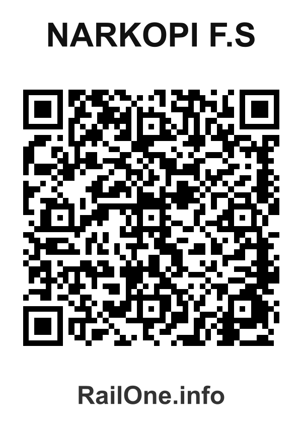 RailOne QR Code for Narkopi F.s station