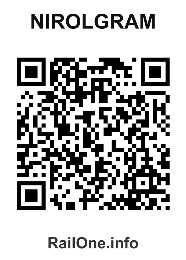 RailOne QR Code for Nirolgram station