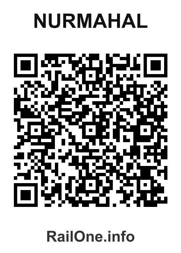 RailOne QR Code for Nurmahal station