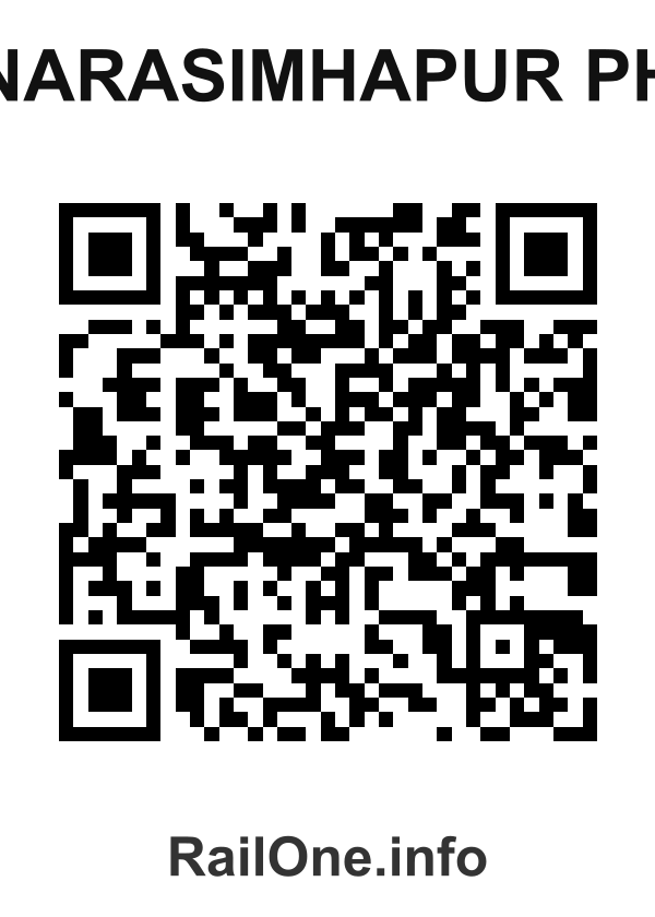 RailOne QR Code for Narasimhapur Ph station