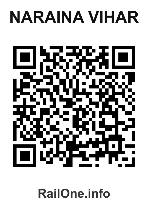 RailOne QR Code for Naraina Vihar station