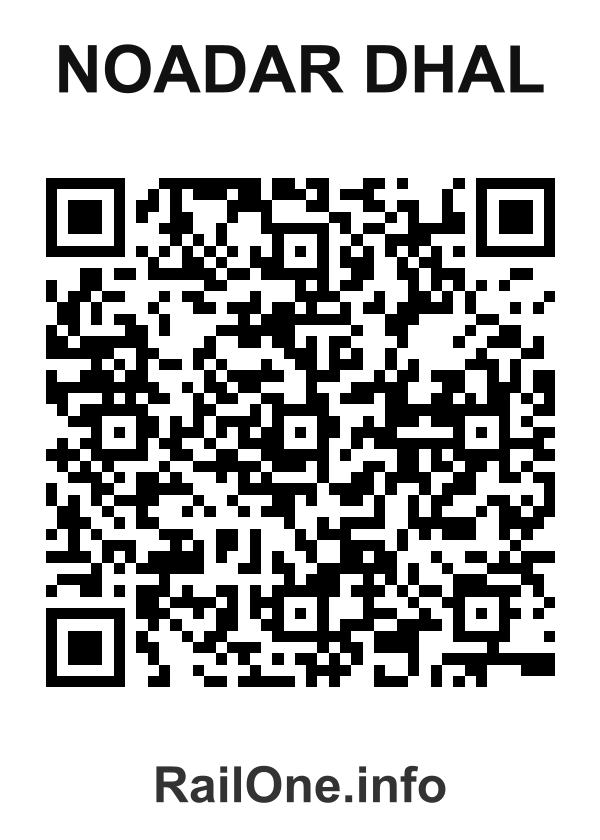 RailOne QR Code for Noadar Dhal station