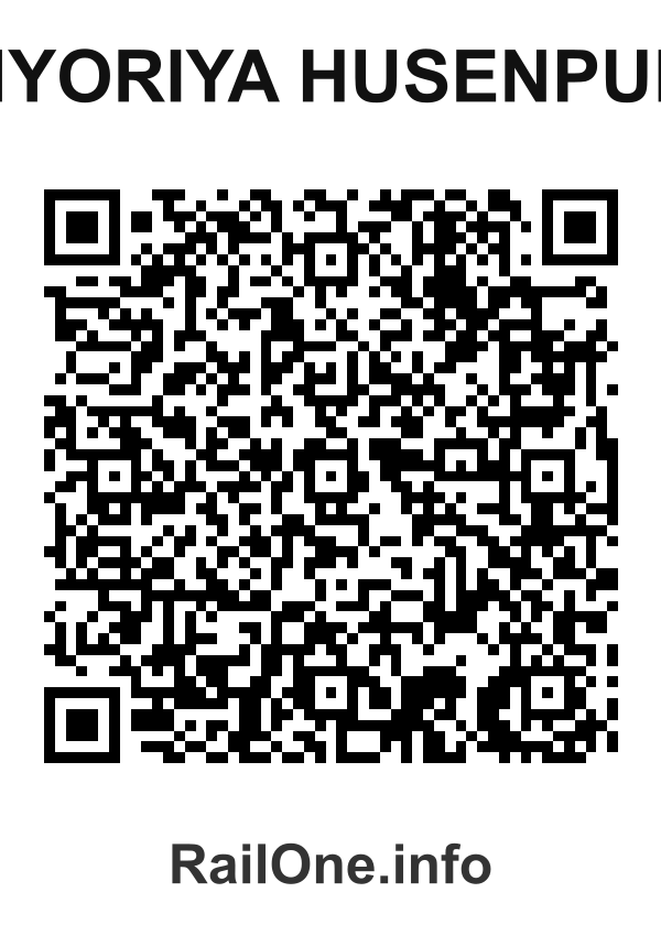 RailOne QR Code for Nyoriya Husenpur station