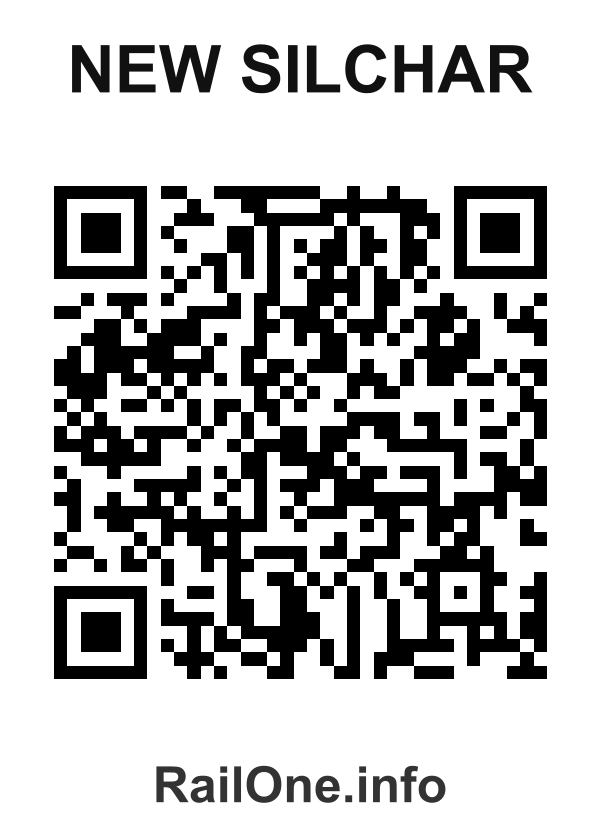 RailOne QR Code for New Silchar station