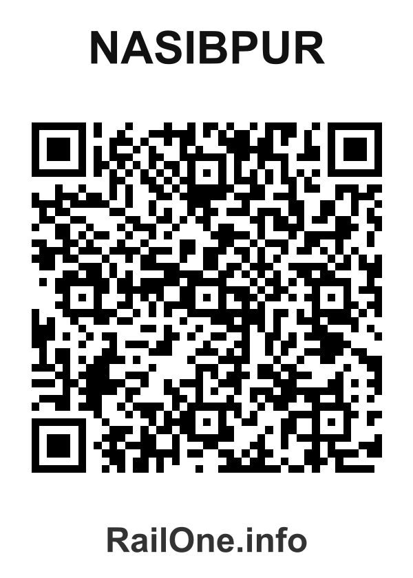 RailOne QR Code for Nasibpur station
