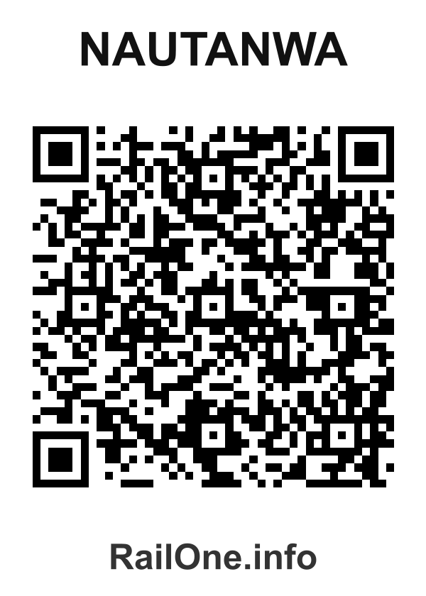 RailOne QR Code for Nautanwa station