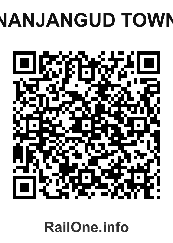 RailOne QR Code for Nanjangud Town station