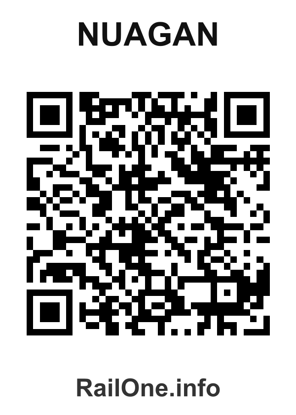 RailOne QR Code for Nuagan station