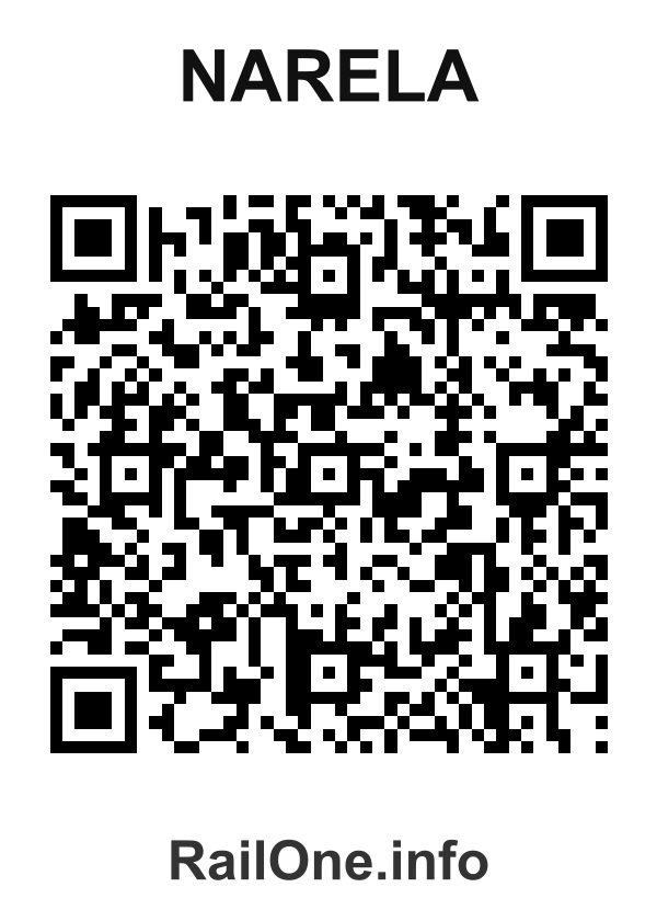 RailOne QR Code for Narela station