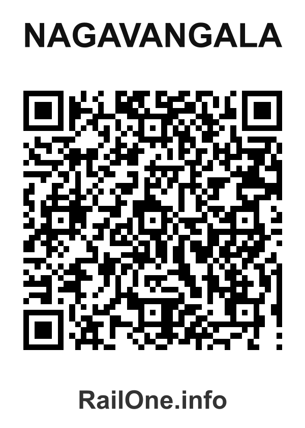 RailOne QR Code for Nagavangala station