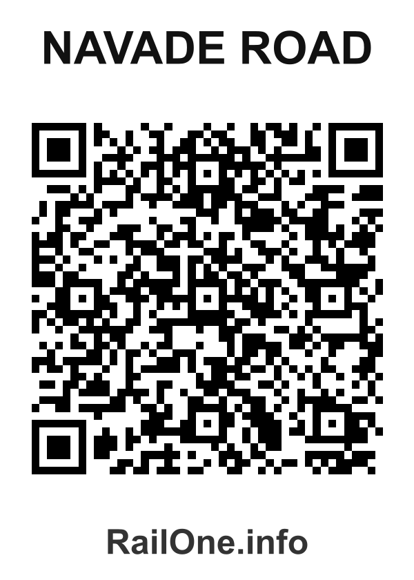 RailOne QR Code for Navade Road station