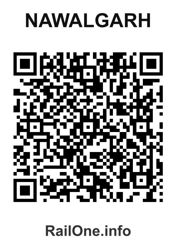 RailOne QR Code for Nawalgarh station