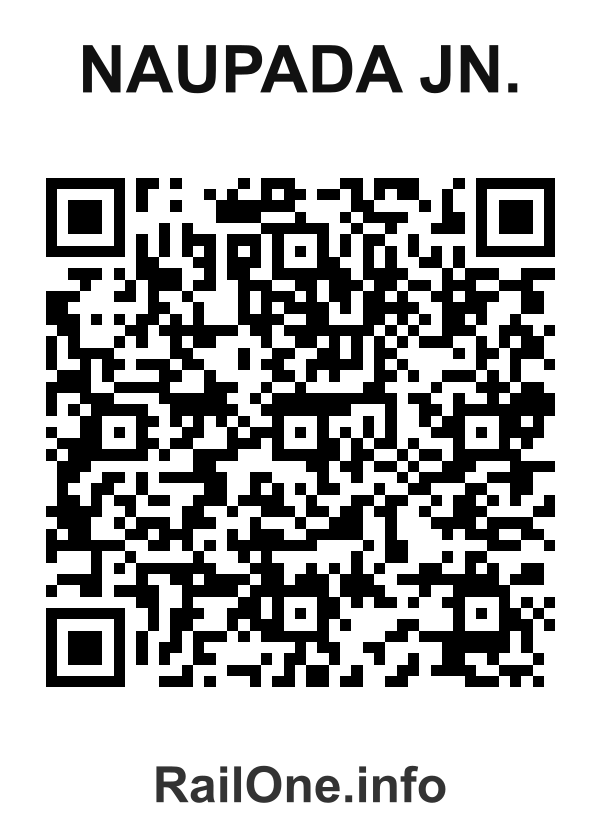 RailOne QR Code for Naupada Jn. station