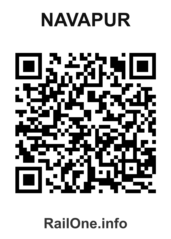 RailOne QR Code for Navapur station