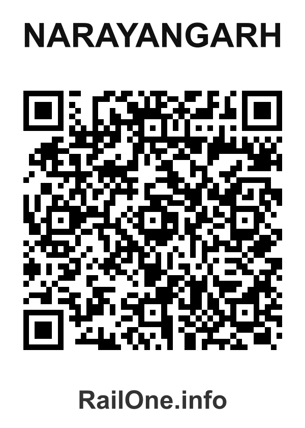 RailOne QR Code for Narayangarh station
