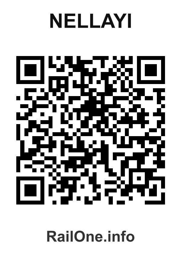 RailOne QR Code for Nellayi station