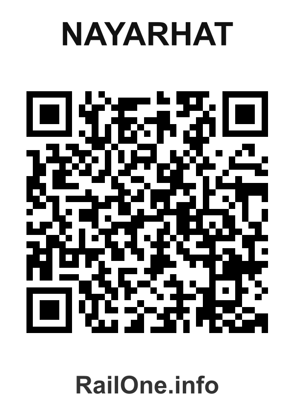 RailOne QR Code for Nayarhat station