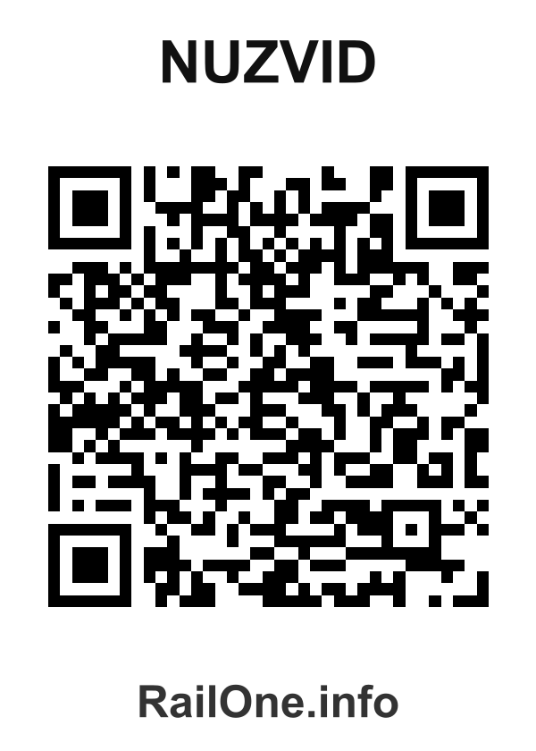 RailOne QR Code for Nuzvid station