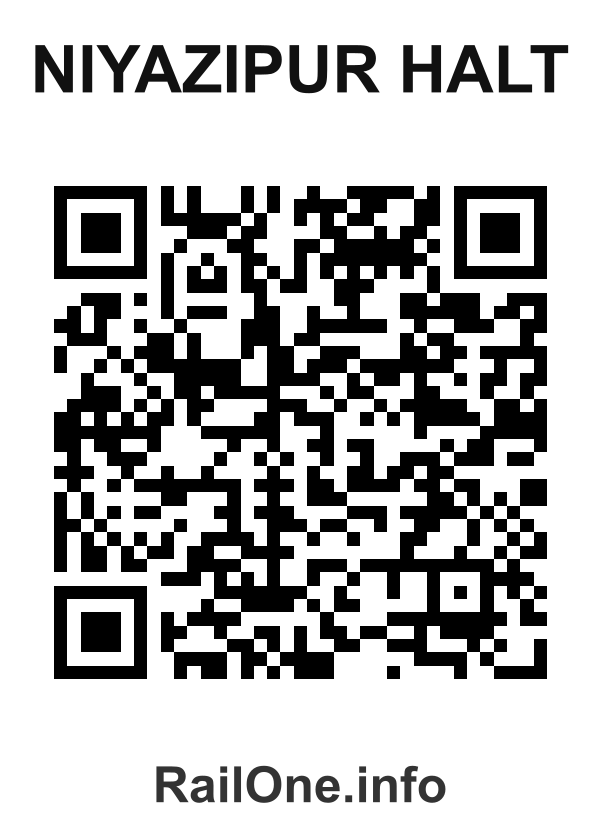 RailOne QR Code for Niyazipur Halt station