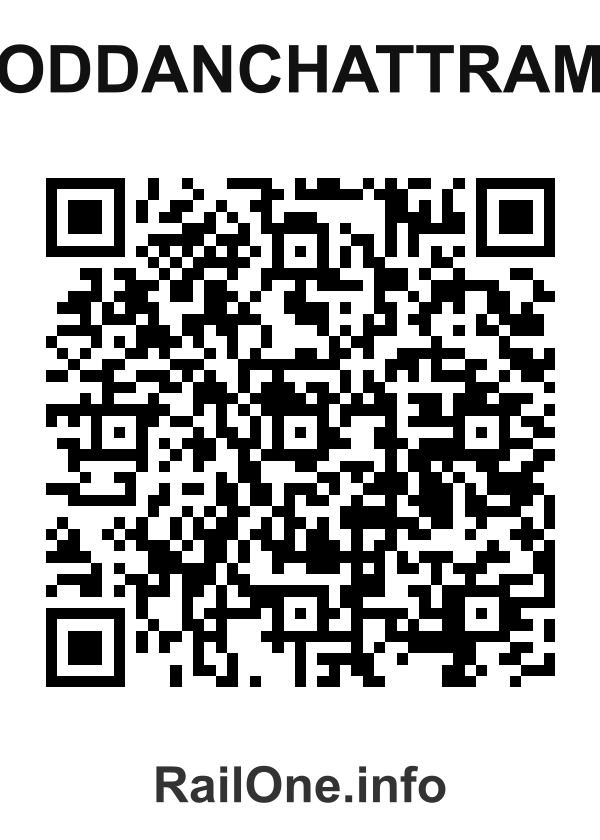 RailOne QR Code for Oddanchattram station
