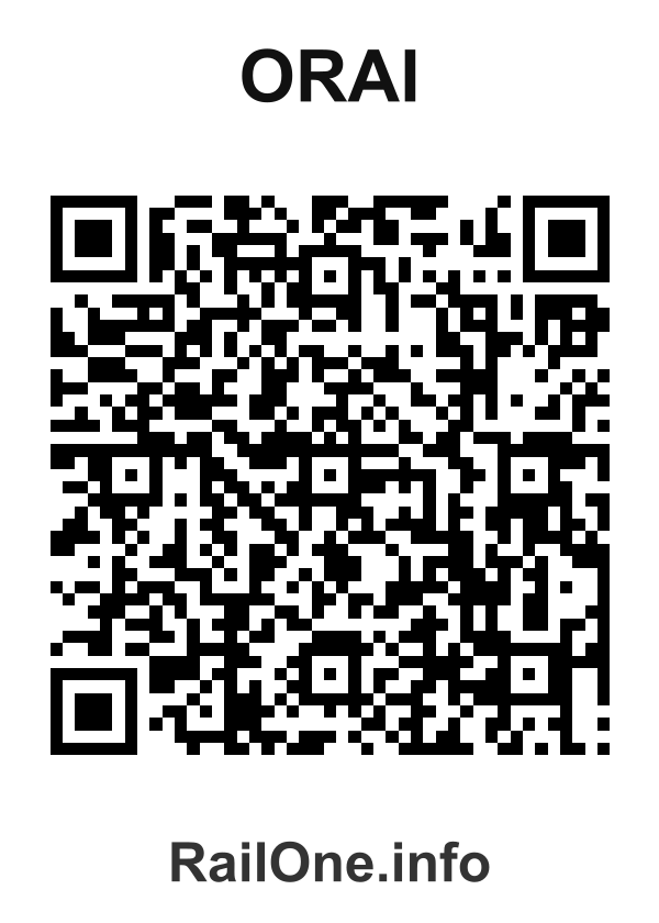 RailOne QR Code for Orai station
