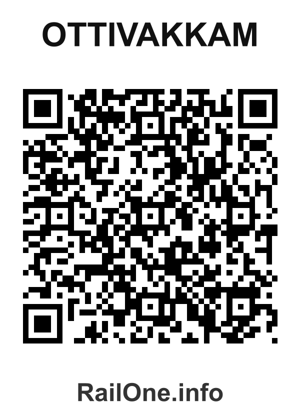 RailOne QR Code for Ottivakkam station